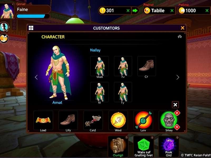 Mystic Realm Odyssey Character Customization
